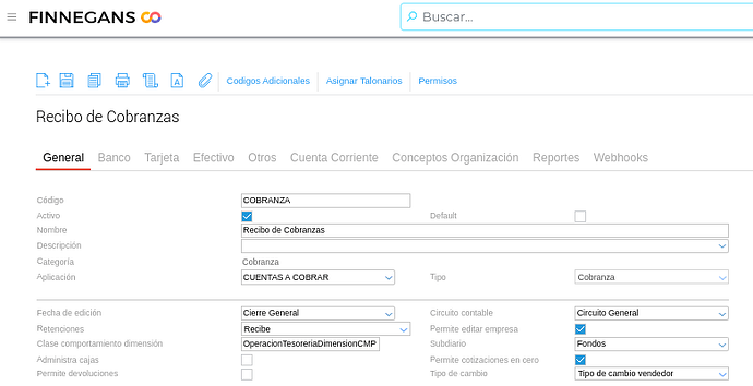 recibo de cobranza encabezado