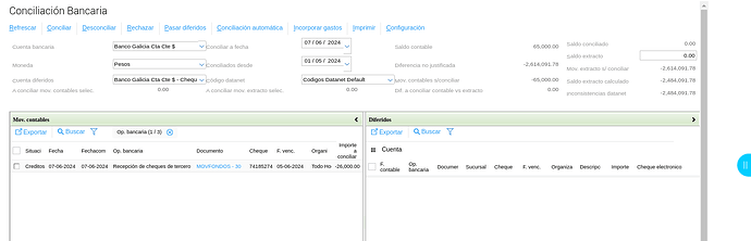 conciliación bancaria