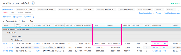analisis de lote inicio