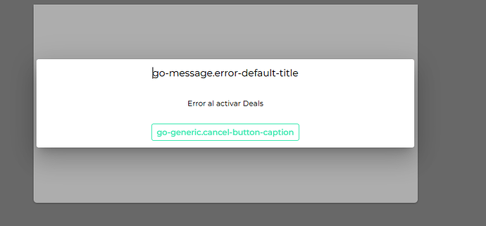 error deals