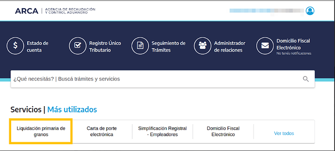 Liquidación Primaria de Granos