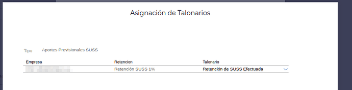 Asignar talonarios