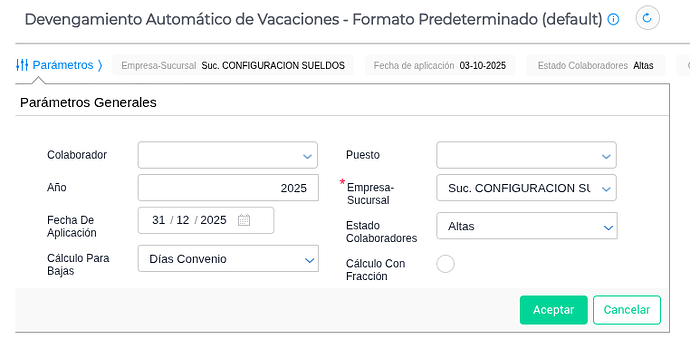 Parámetros