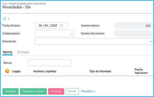 Novedad