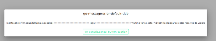 error bot timeout