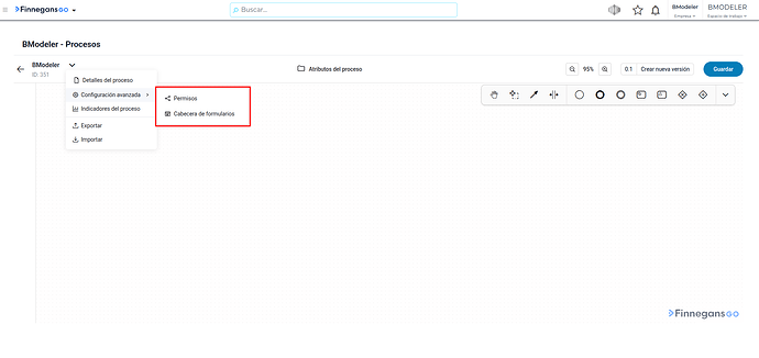 3. Procesos_General - 3.3.1 Menú desplegable_configuracion avanzada
