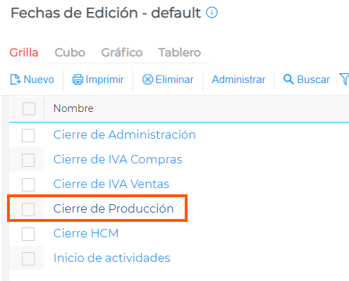 Fecha de Edición