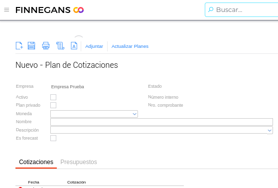 plan de cotizaciones