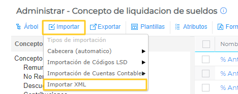 Importar XML