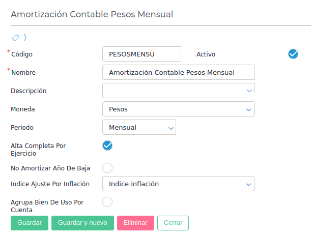 Configuración.